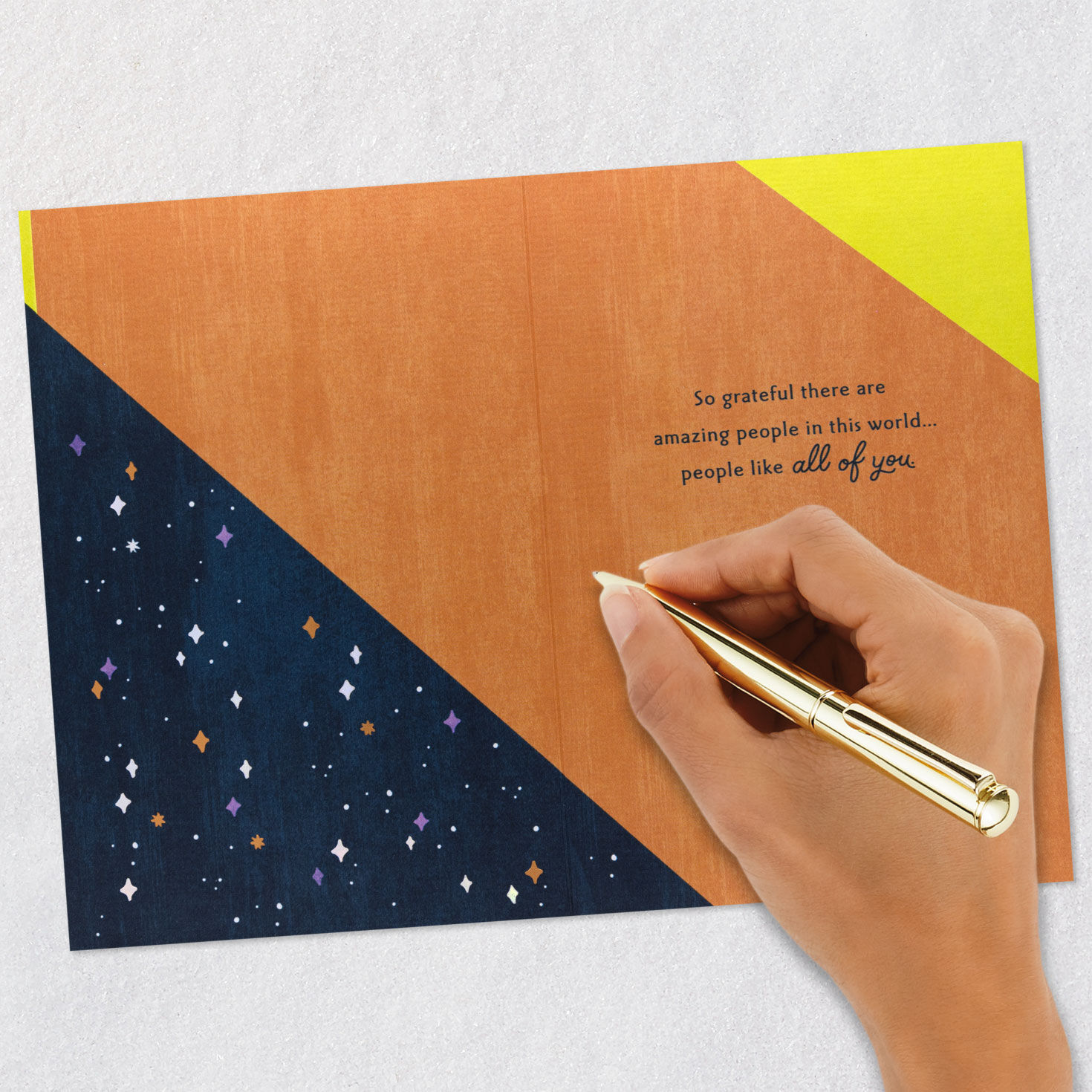 Retro Lettering and Stars Thank You Card for All  image number 6