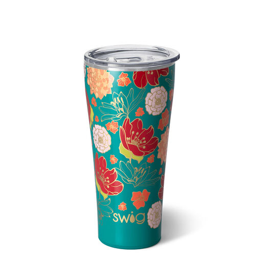 Swig Fire Poppy Stainless Steel Tumbler, 32 oz., 