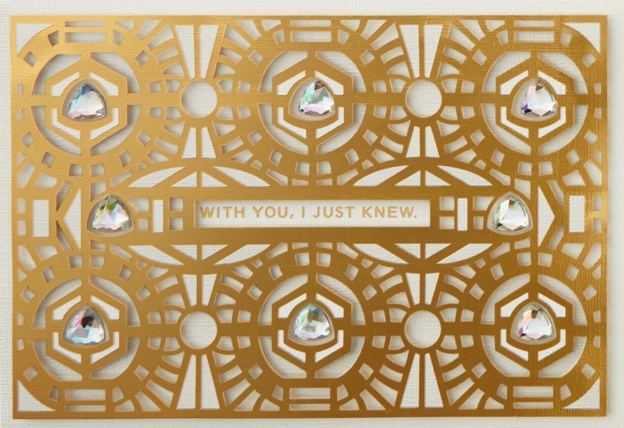 I Just Knew Anniversary Card