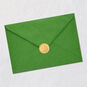 Cranky Cat in Santa Hat Funny Christmas Card Envelope Back with Seal image number 7