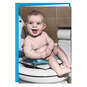 Baby on the Toilet Funny Father's Day Card, , large image number 1