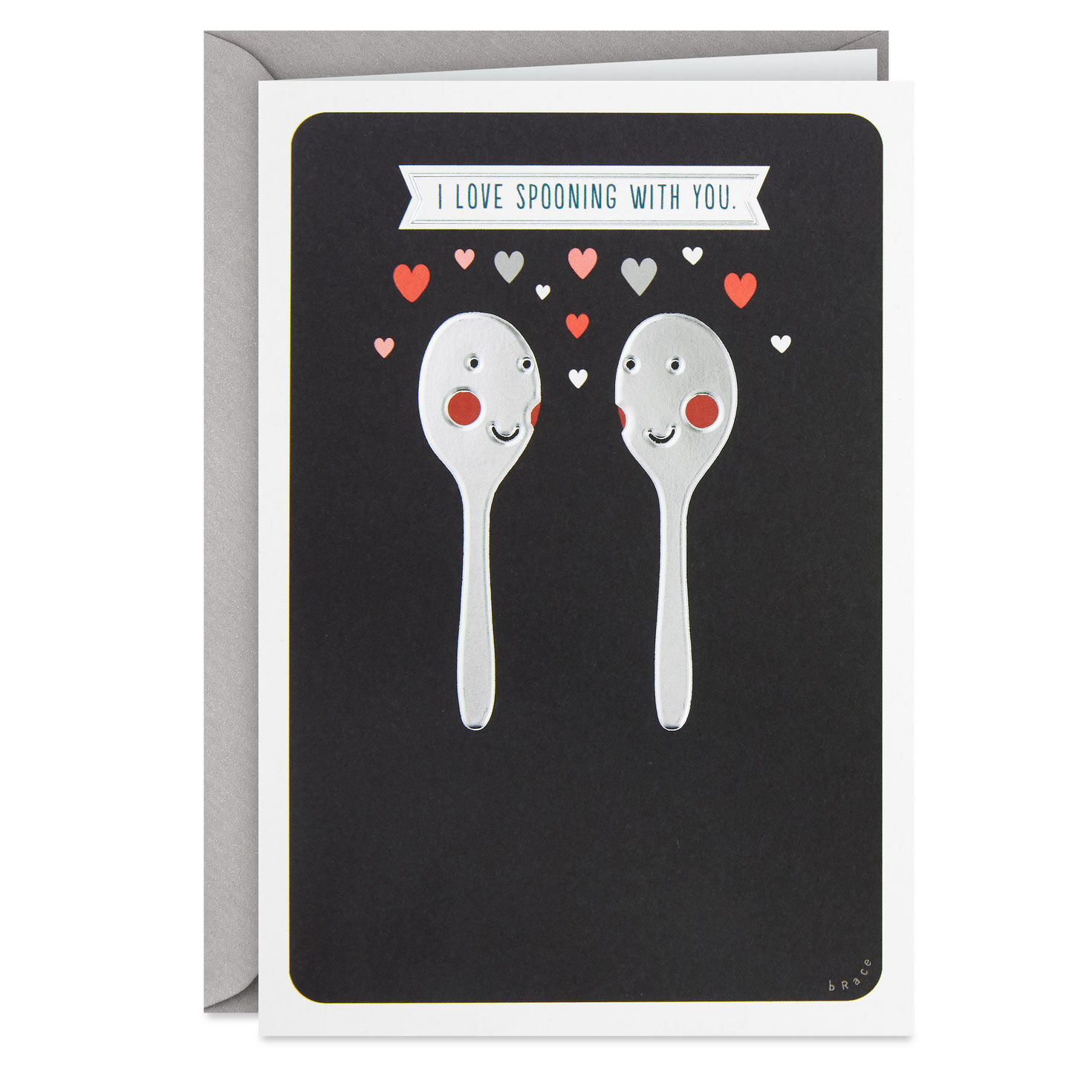 Spooning and Forking Naughty Love Card