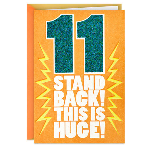 This is Huge 11th Birthday Card, 