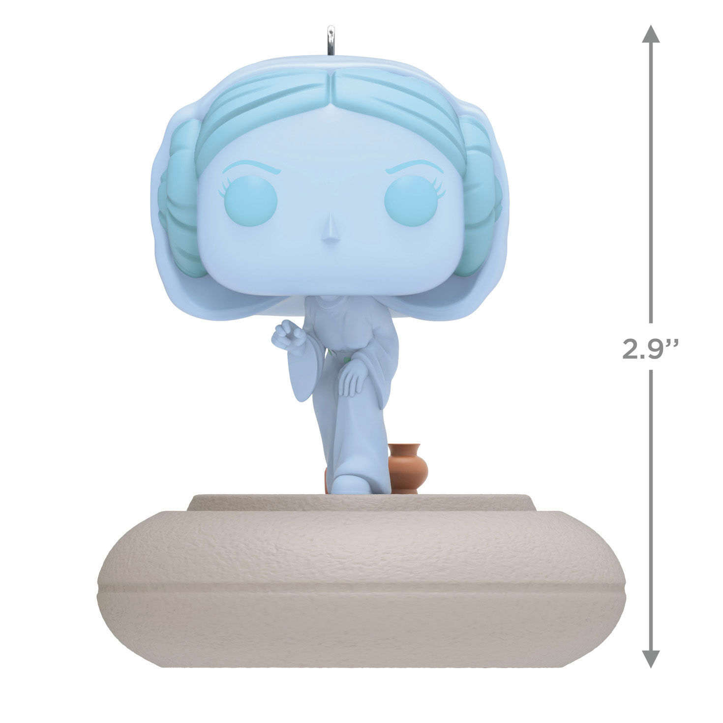 Star Wars A New Hope Princess Leia s Desperate Plea Funko POP Ornament With Light and Sound Keepsake Ornaments Hallmark
