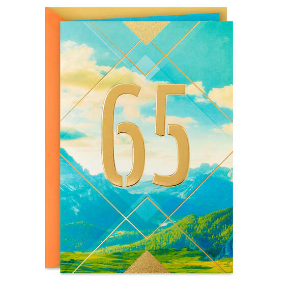 Savor the Adventure 65th Birthday Card