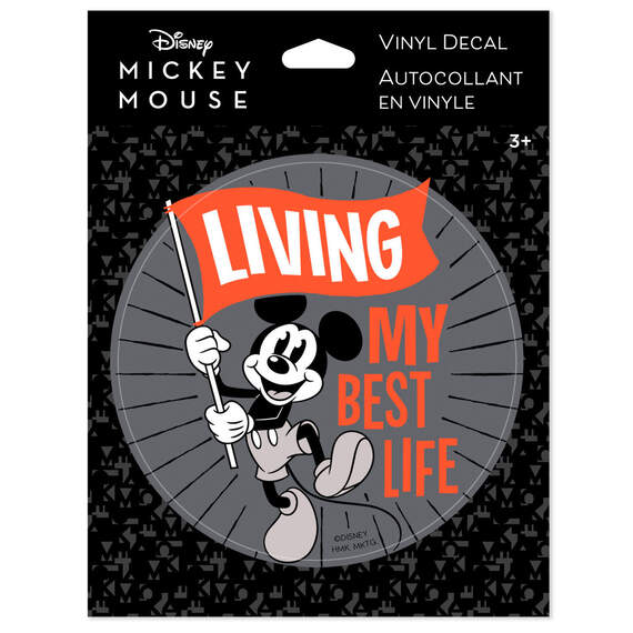 Disney Mickey Mouse Living My Best Life Vinyl Decal, , large image number 2