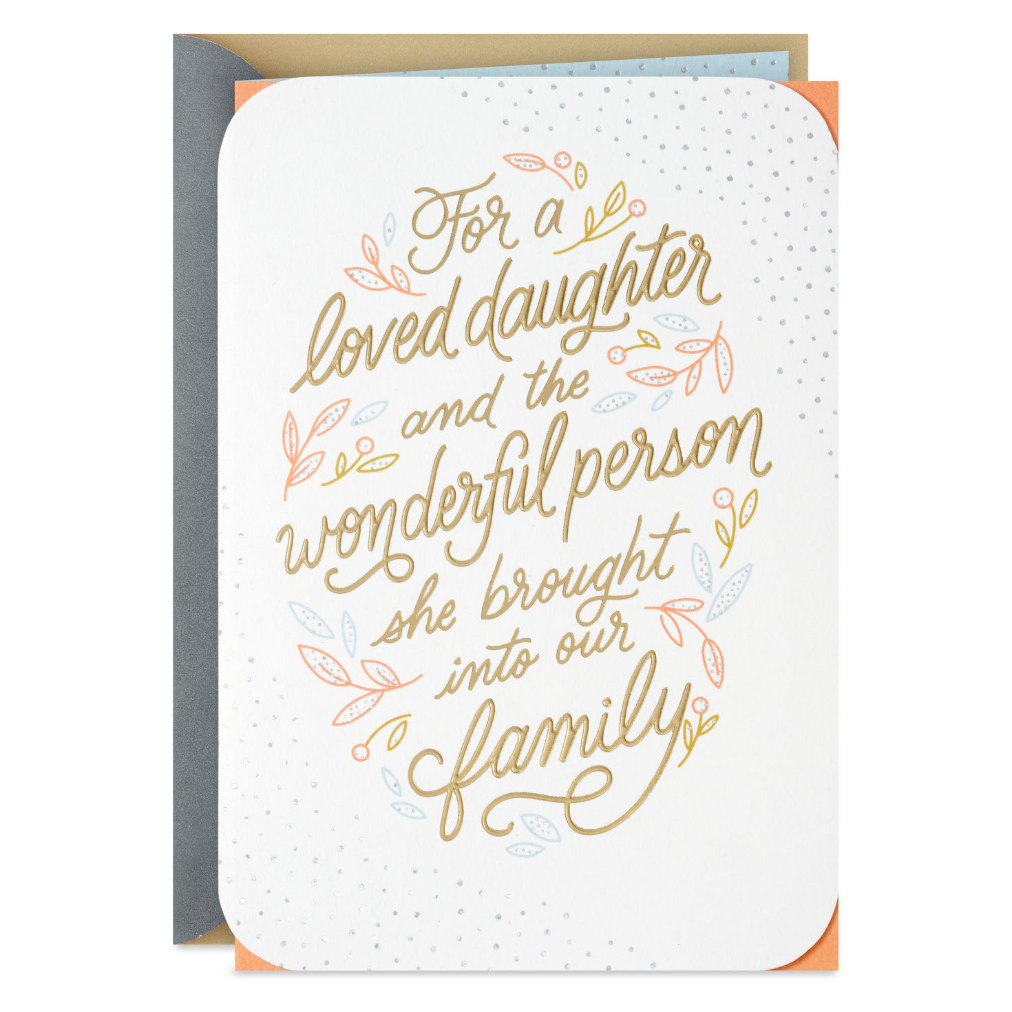 Our Family Is Better Because of You Anniversary Card for Daughter and Spouse