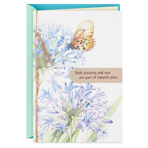 Marjolein Bastin Butterfly on Allium Encouragement Card, 