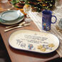 Peanuts Linus Nativity Speech Platter in use image number 2