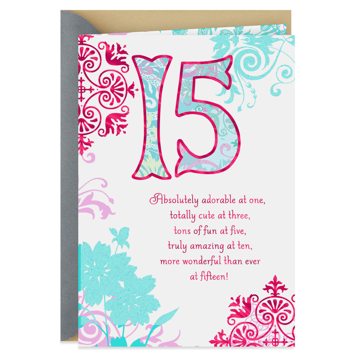 More Wonderful Than Ever 15th Birthday Card - Greeting Cards - Hallmark