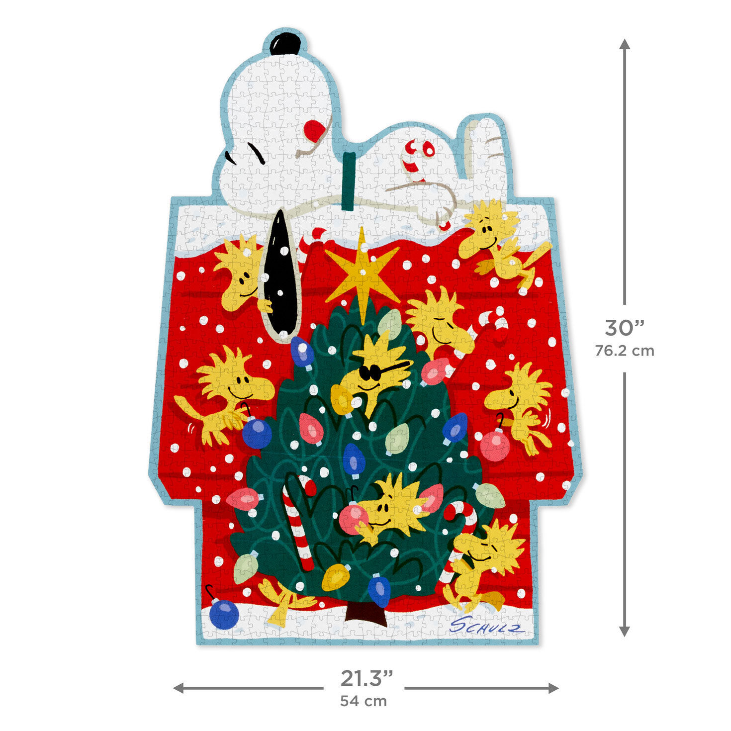 Peanuts® Snoopy's Christmas Doghouse 680-Piece Shaped Puzzle for only USD 28.99 | Hallmark