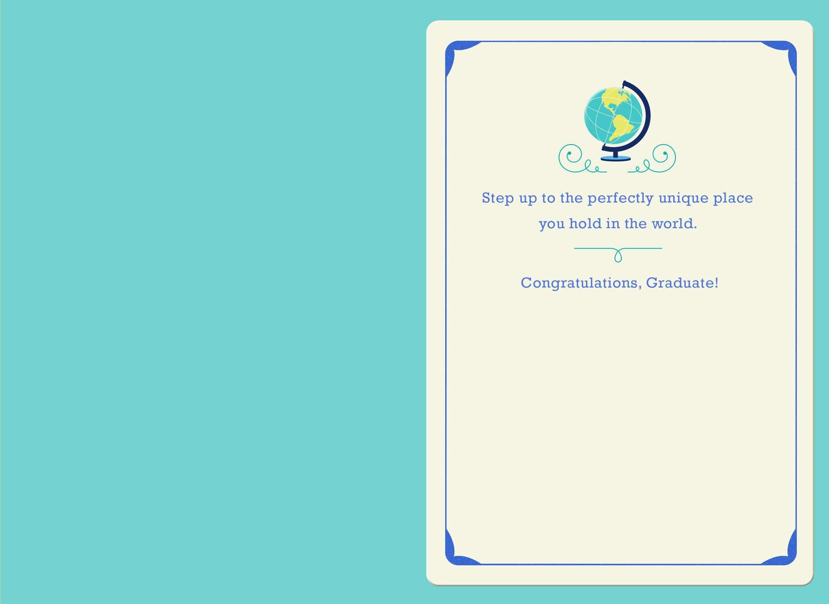 Be Who You Are Graduation Card