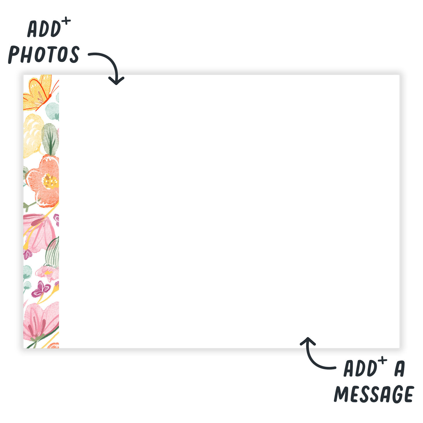 Personalized Flowers & Butterflies Happy Ever After Card  image number 3