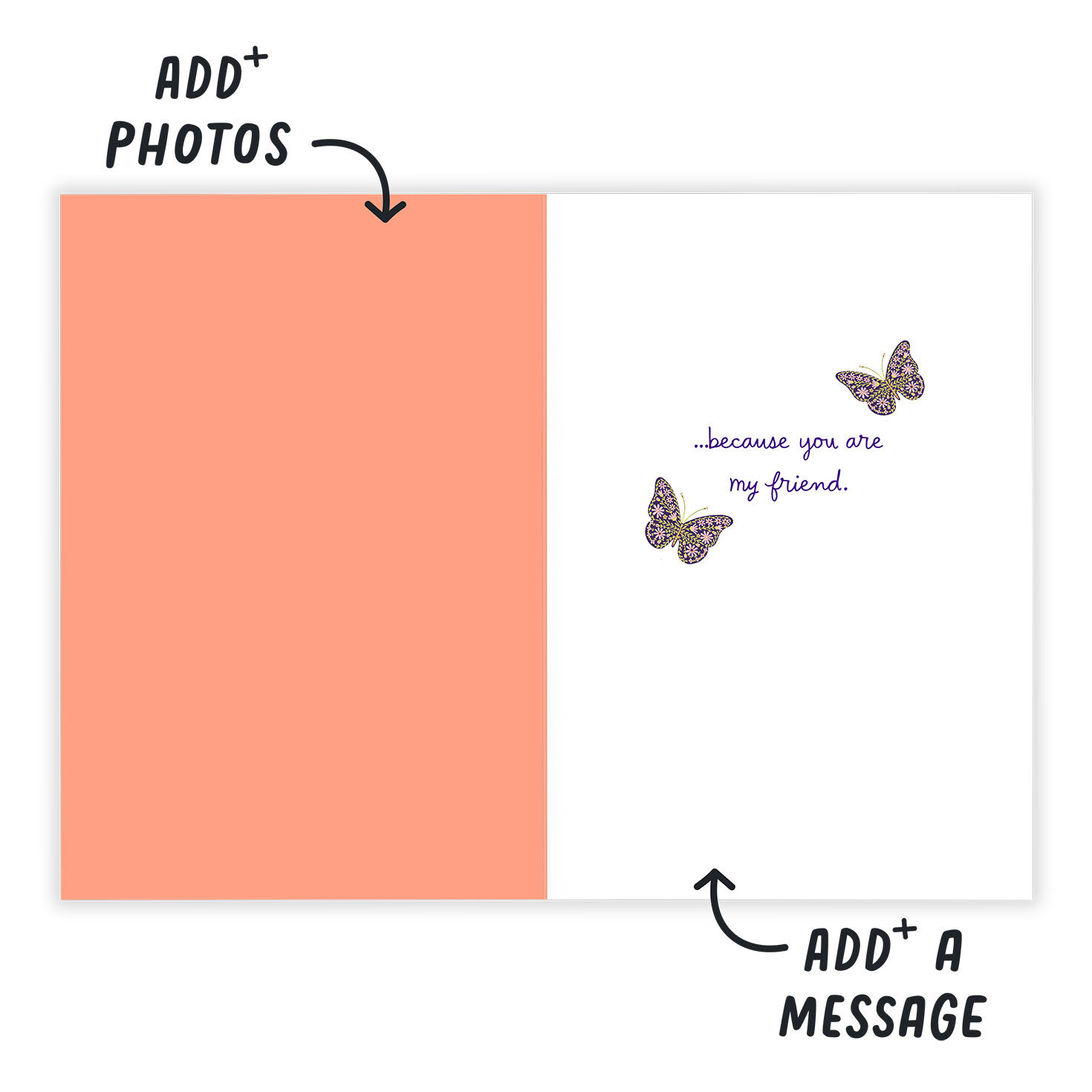 Because of You Friendship eCard, , large image number 3