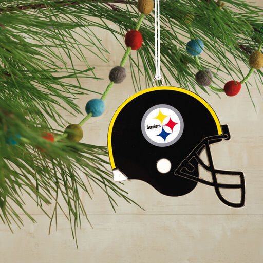 NFL Pittsburgh Steelers Football Helmet Metal Hallmark Ornament, 