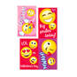 Heart-y Emojis Kids Classroom Valentines Set With Cards, Stickers and Mailbox, , large image number 5