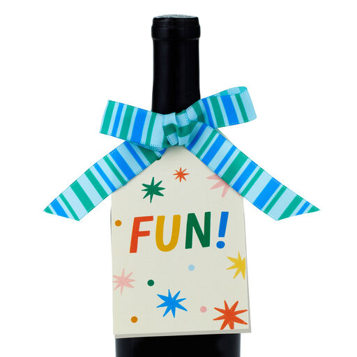 Fun! Large Gift Tag and Ribbon Set, 