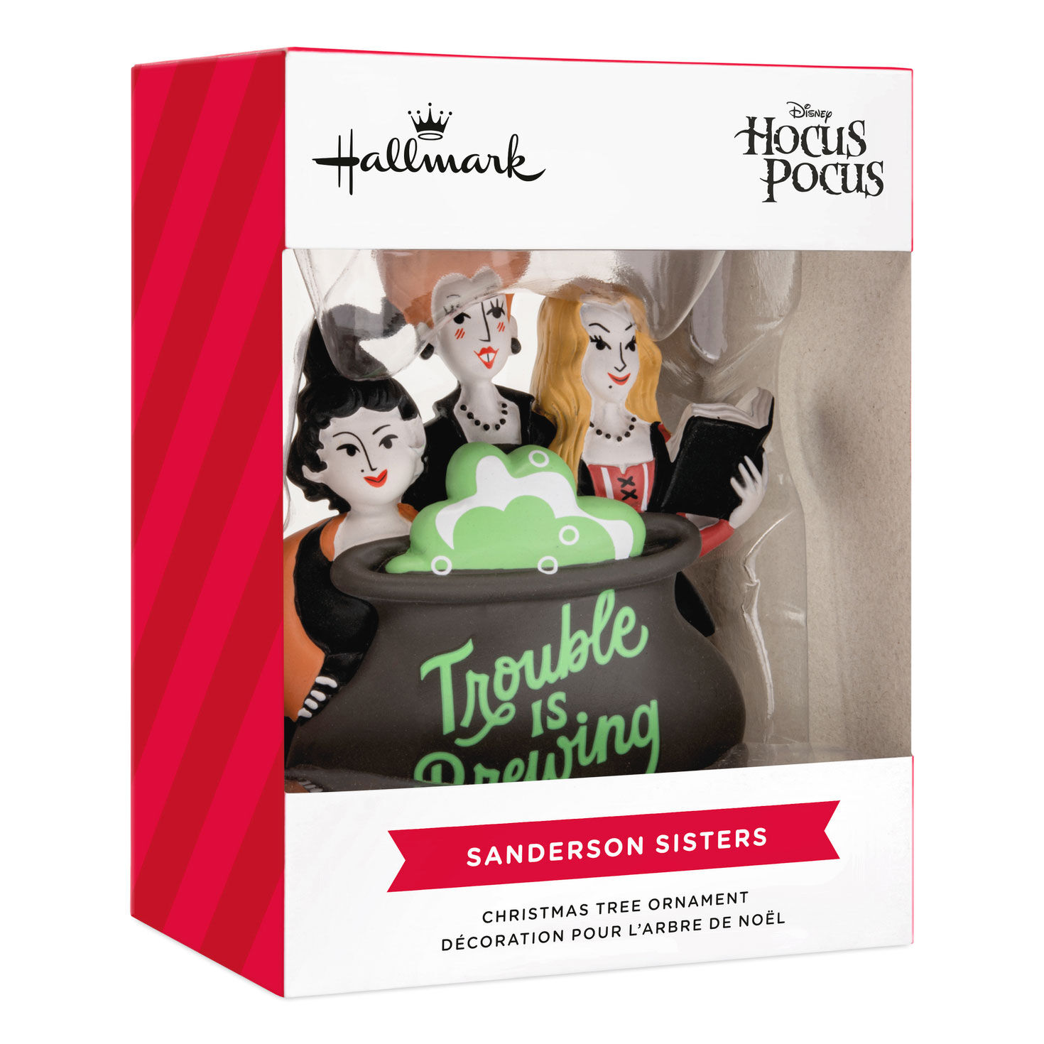Hocus Pocus Sisters Cauldron Christmas Ornament  image number 7