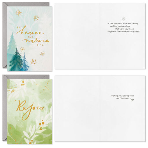 Season of Hope and Beauty Boxed Christmas Cards Assortment, Pack of 16, 