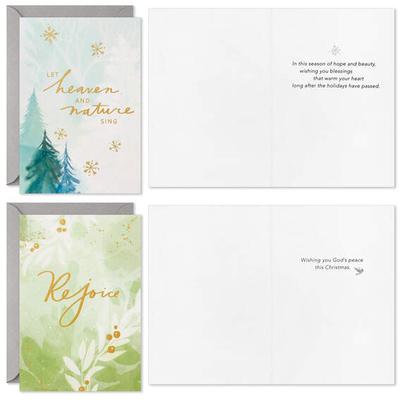 Season of Hope and Beauty Boxed Christmas Cards Assortment, Pack of 16, , large image number 2