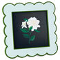 Green and Blue Scallop Edge Square Picture Frame front image number 1