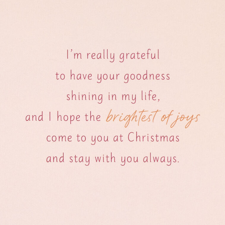 Modern Mosaic Holiday Wreath Mom Christmas Card Sentiment image number 3