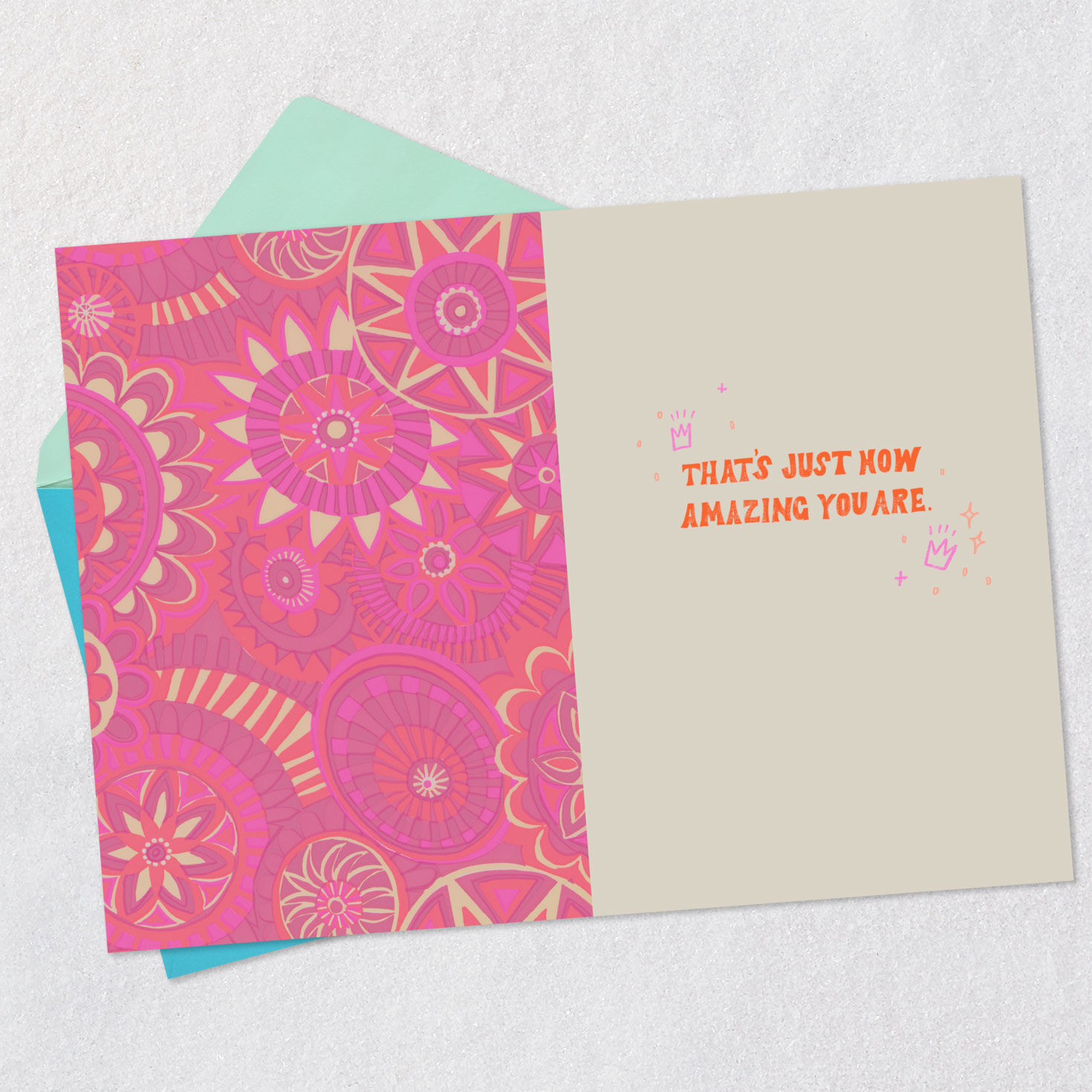 Homecoming Queen Funny Birthday Card for Friend Open card with envelope image number 3
