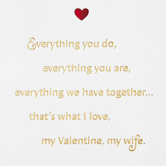 Always and Forever Valentine's Day Card for Wife, , large image number 2