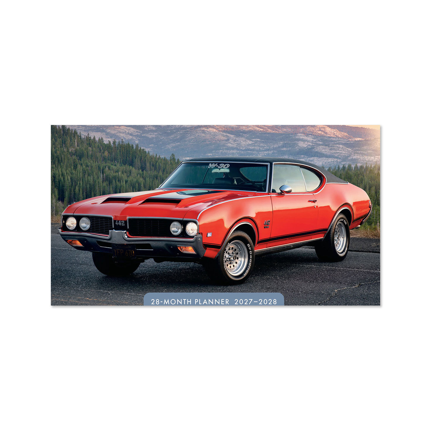Muscle Car 2027-2028 Pocket Planner, 28-Month