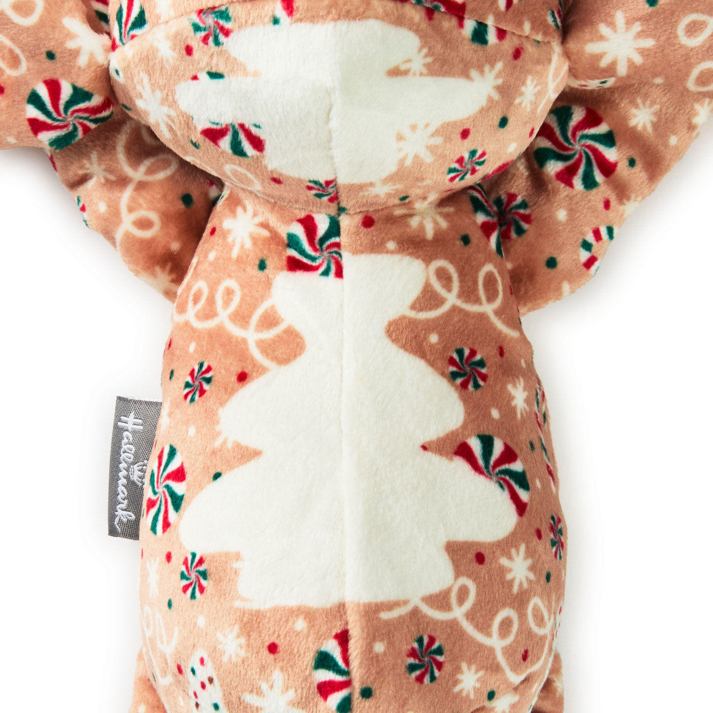 Disney Stitch Gingerbread Floppy Plush upclose detail image number 5