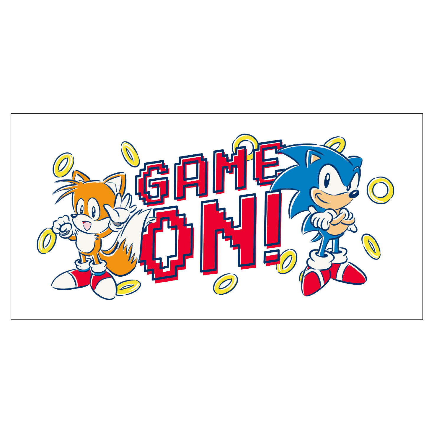 Sonic and Tails Game On Collector Glass  image number 2