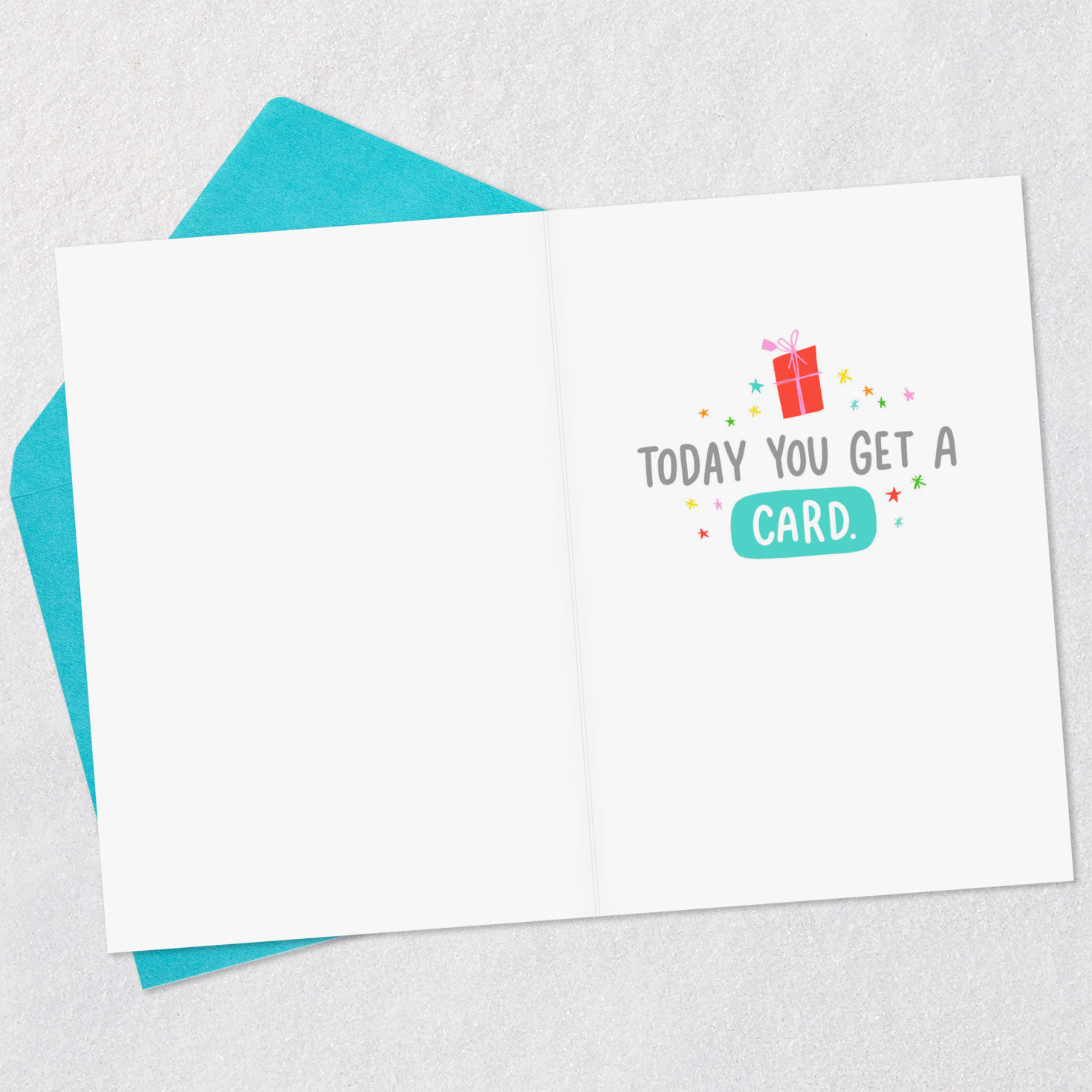 Today Is Special Funny Birthday Card Open card with envelope image number 3