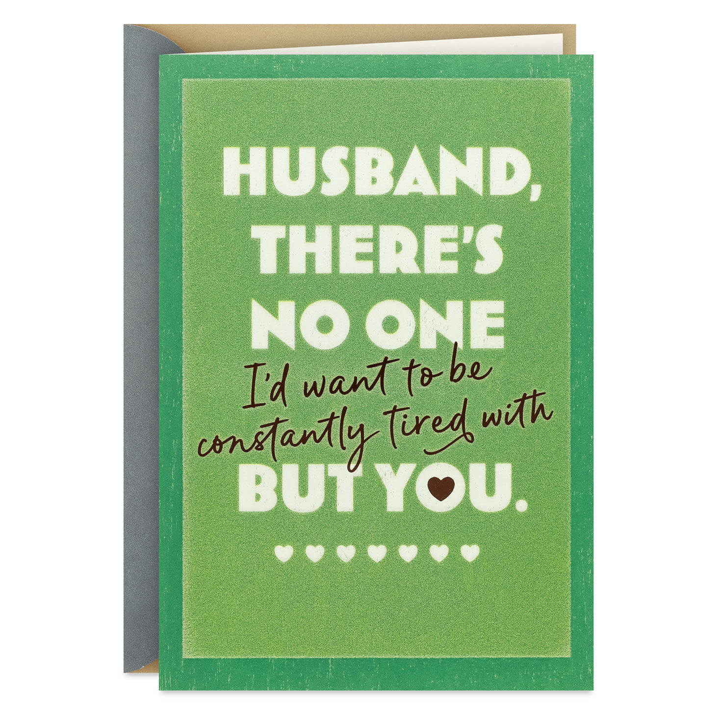 Happy to Be Tired With You Father's Day Card for Husband