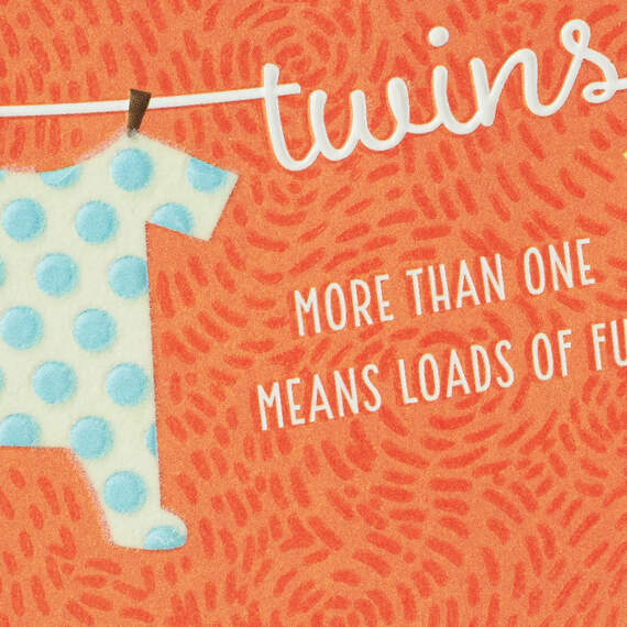 Loads of Fun New Baby Twins Card, , large image number 4