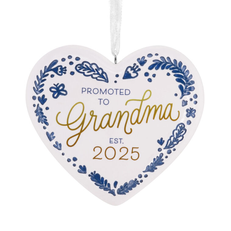 Promoted to Grandma 2025 Hallmark Ornament