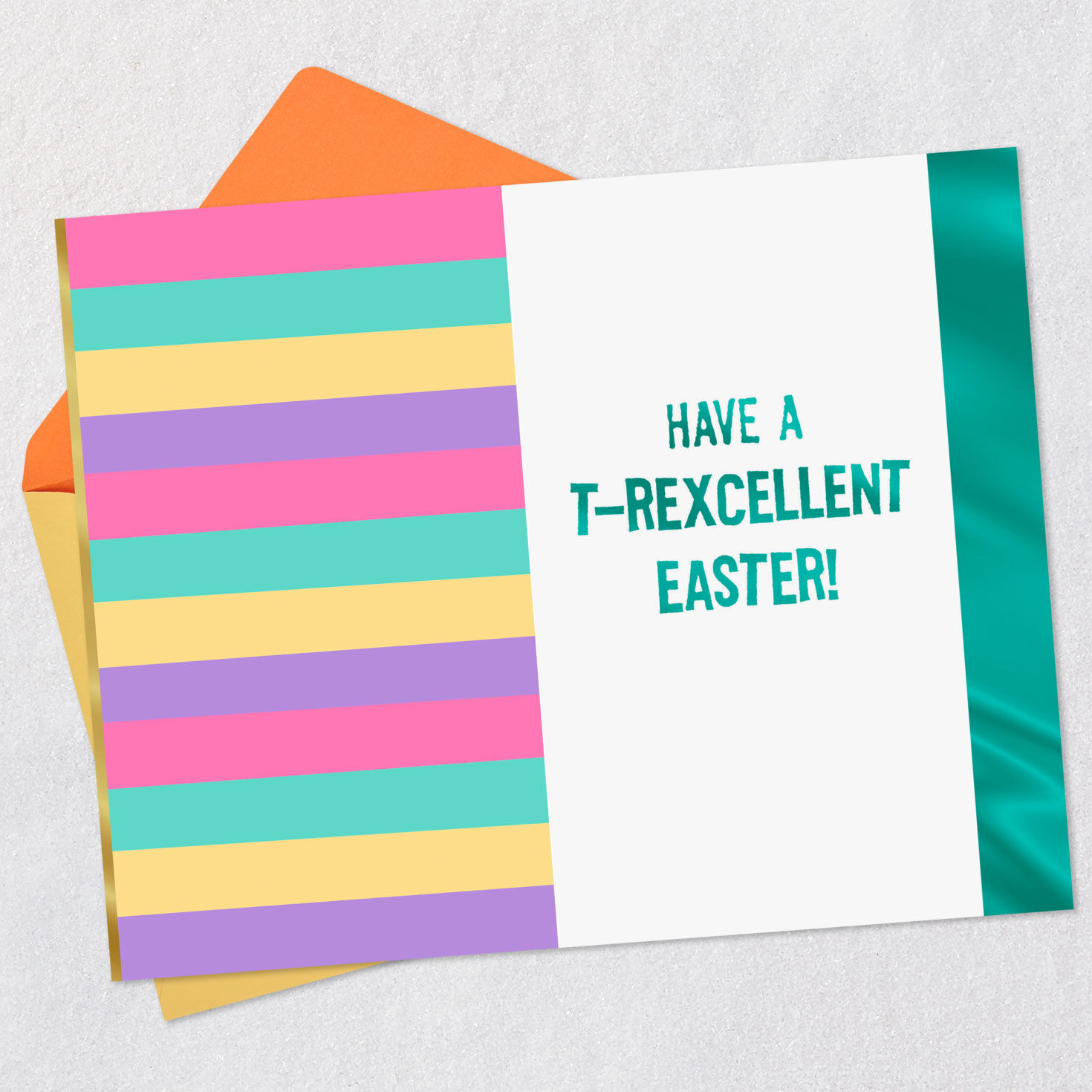 T-Rex Dinosaur Easter Card for Kids, , large image number 3