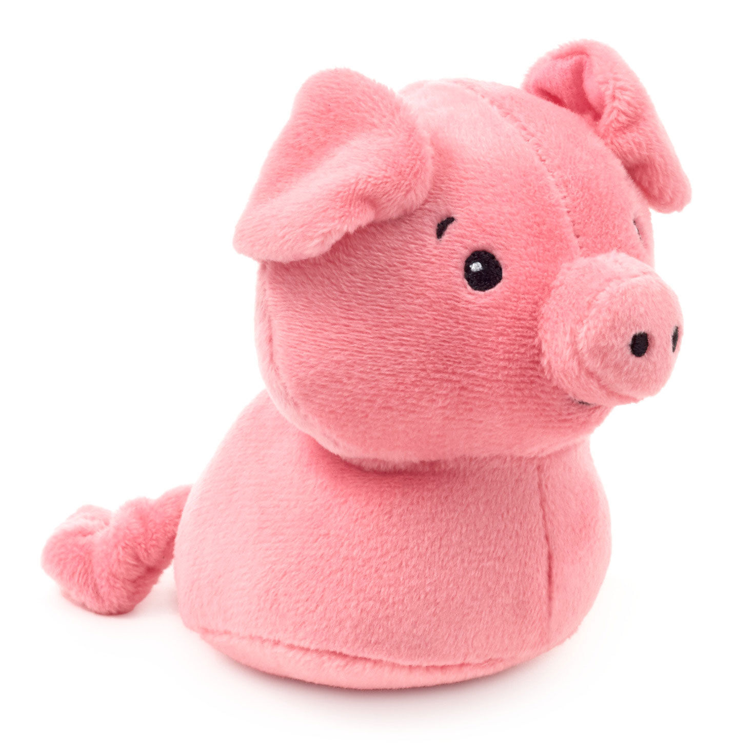 Zip-Along Pig Plush Toy