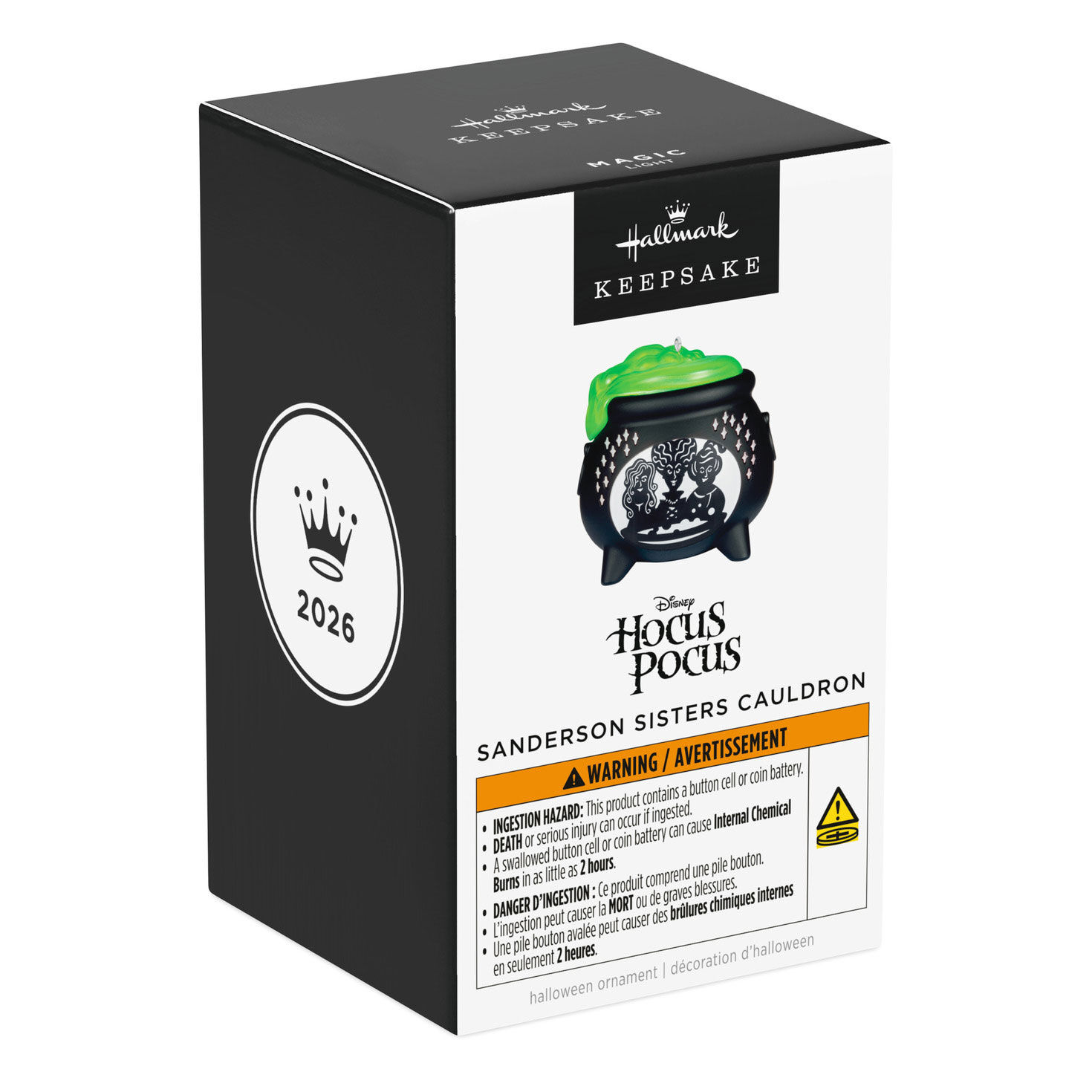 Hocus Pocus Light-Up Cauldron Keepsake Ornament Package Front image number 5