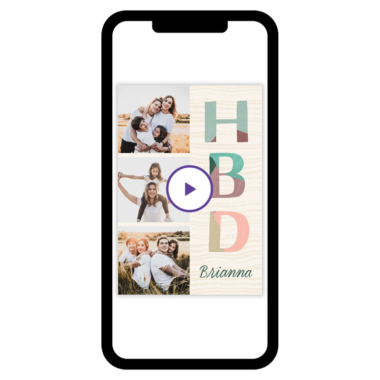 All About Amazing You Birthday Collage eCard