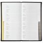 Black Faux Leather Slim Address Book, , large image number 4