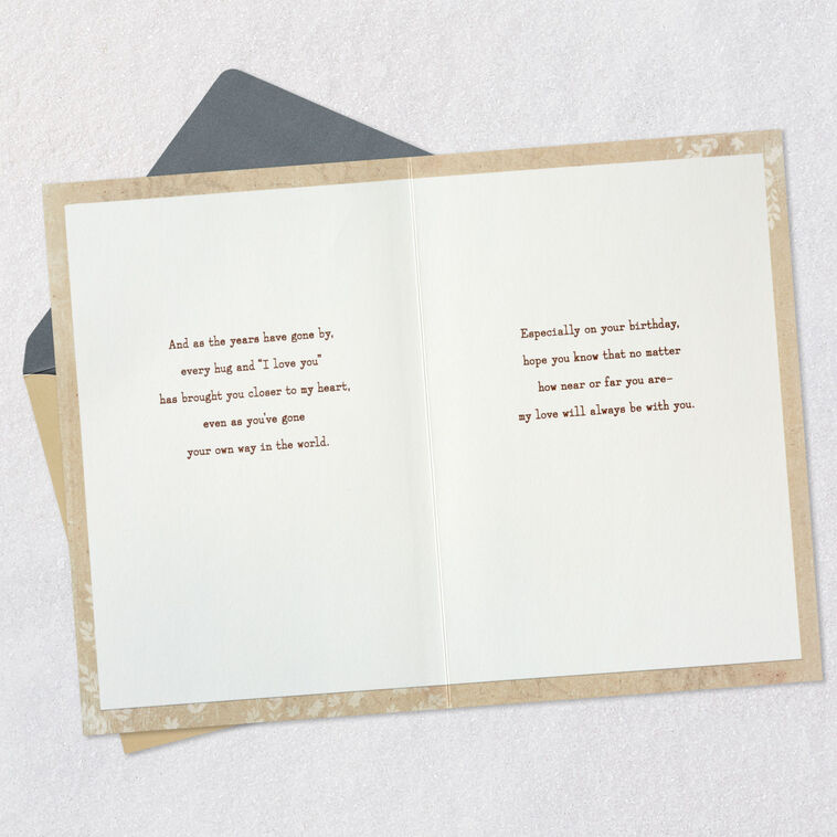 My Love Is With You Near or Far Birthday Card for Son, , large image number 4