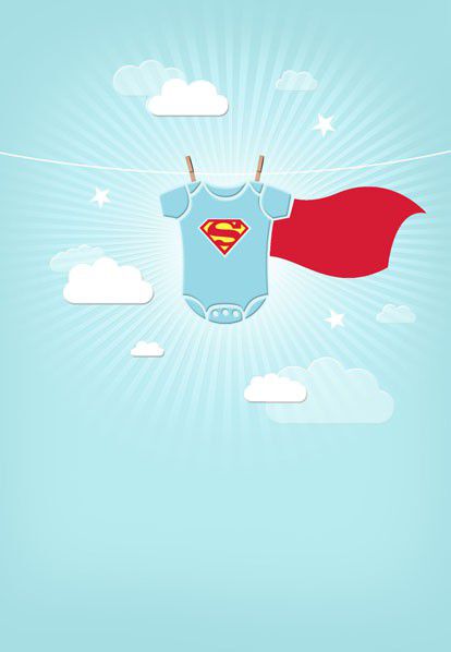 Felicidades por Su Pequeño Héroe - Superman™