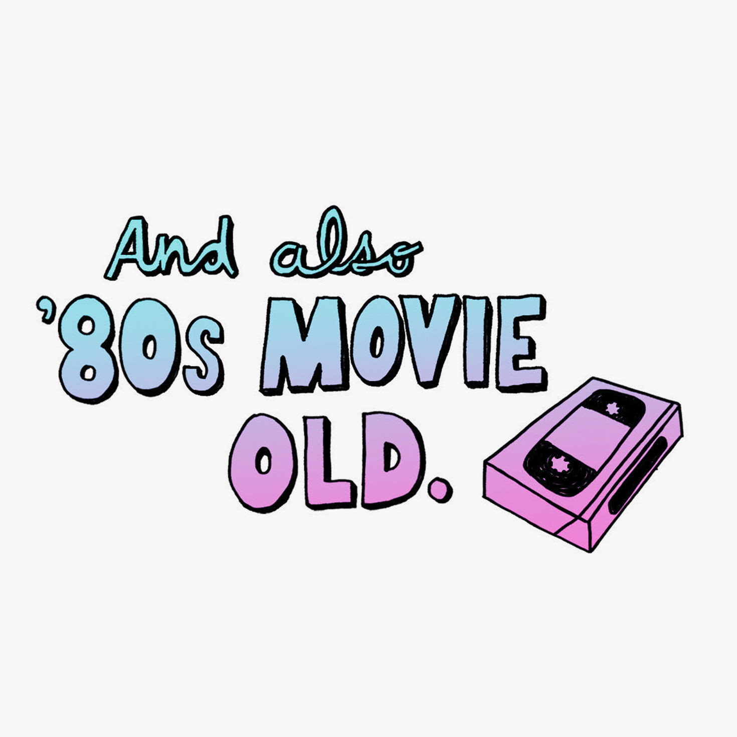 Retro '80s Movie 40th Birthday Card Sentiment image number 2