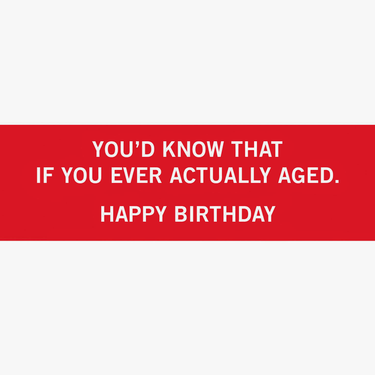 Black and Red Aging Birthday Card Sentiment image number 2