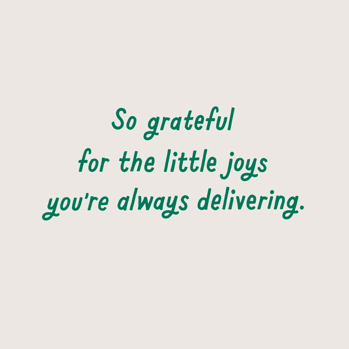 Stamp Motif Postal Worker Thank You Christmas Card Sentiment image number 2