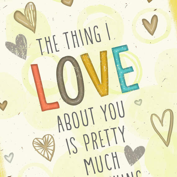 I Love Everything About You Card, , large image number 4