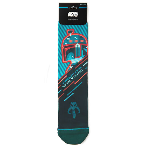 Star Wars™ Boba Fett™ Best Bounty Hunter Novelty Crew Socks, 