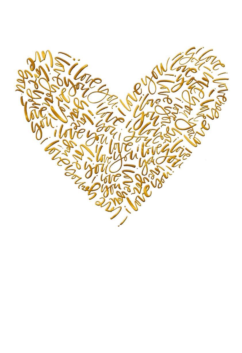 Love You With All My Heart Valentine's Day Card