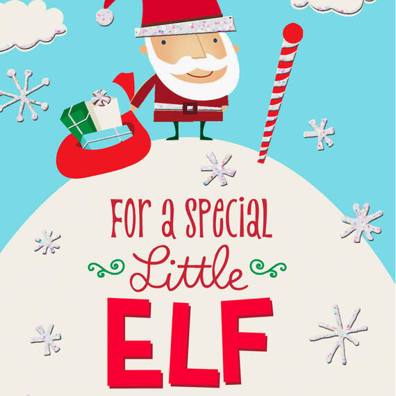 For a Special Little Elf Money Holder Christmas Card, , large image number 4