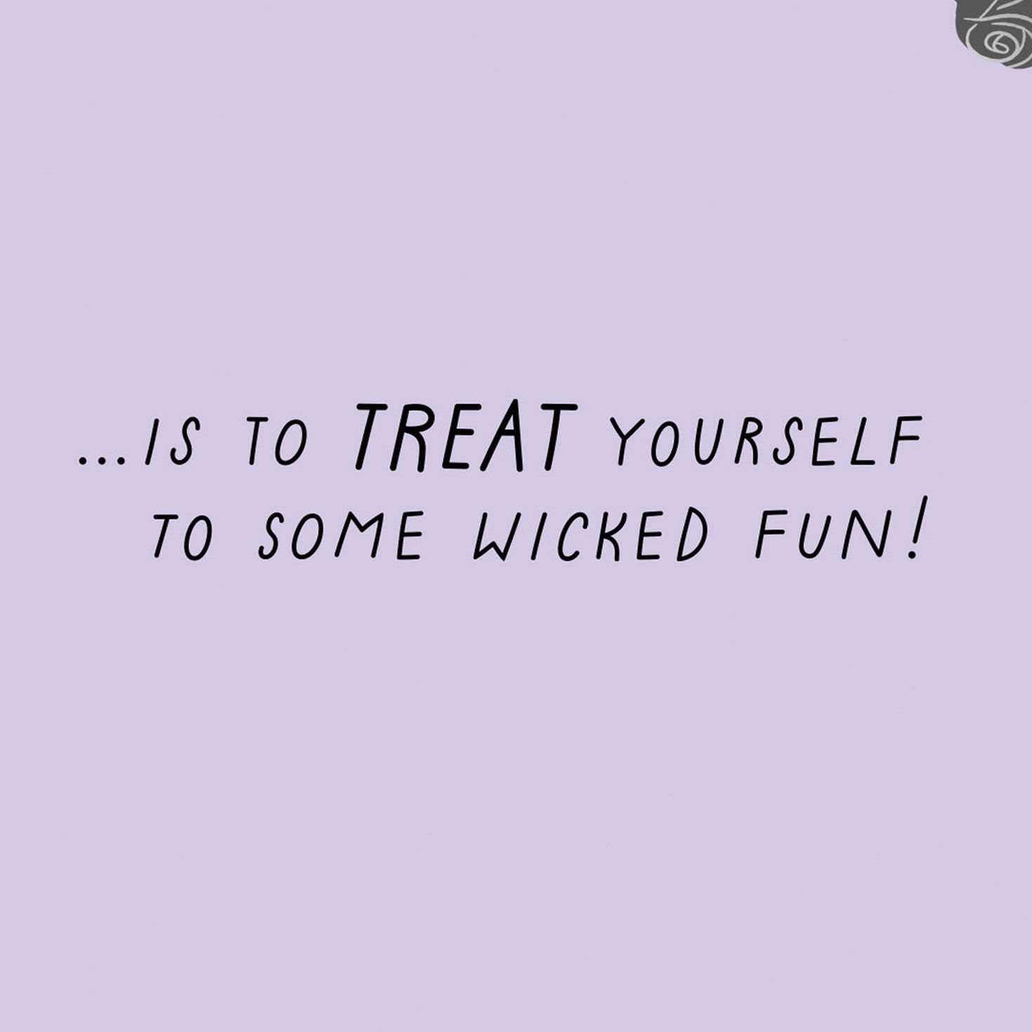 Orange and Black Cake Halloween Birthday Card Sentiment image number 2